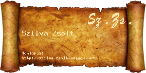 Szilva Zsolt névjegykártya